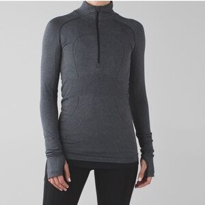 Lululemon Run Swiftly Tech Long Sleeve 1/2 Zip Womens Size 6 Running Workout Gym